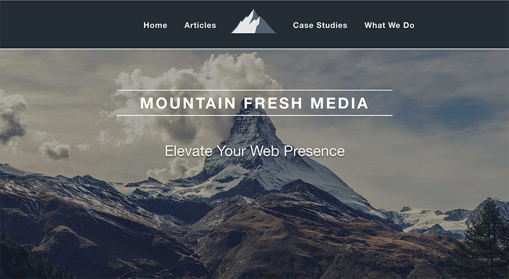 Mountain Fresh Media Main