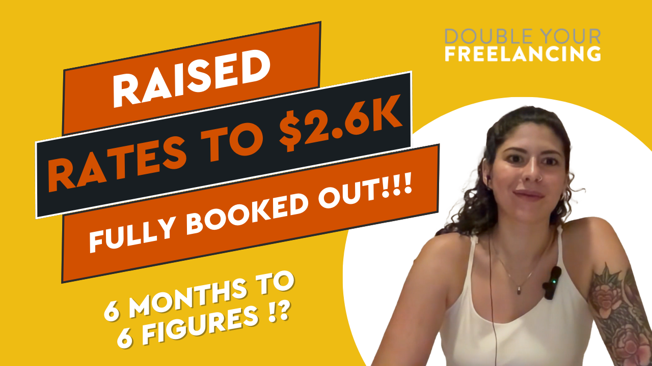 [Coaching: Maia #9] Raised Rates to $2.6K! Fully Booked Out With New Clients + How To Handle Discount Requests